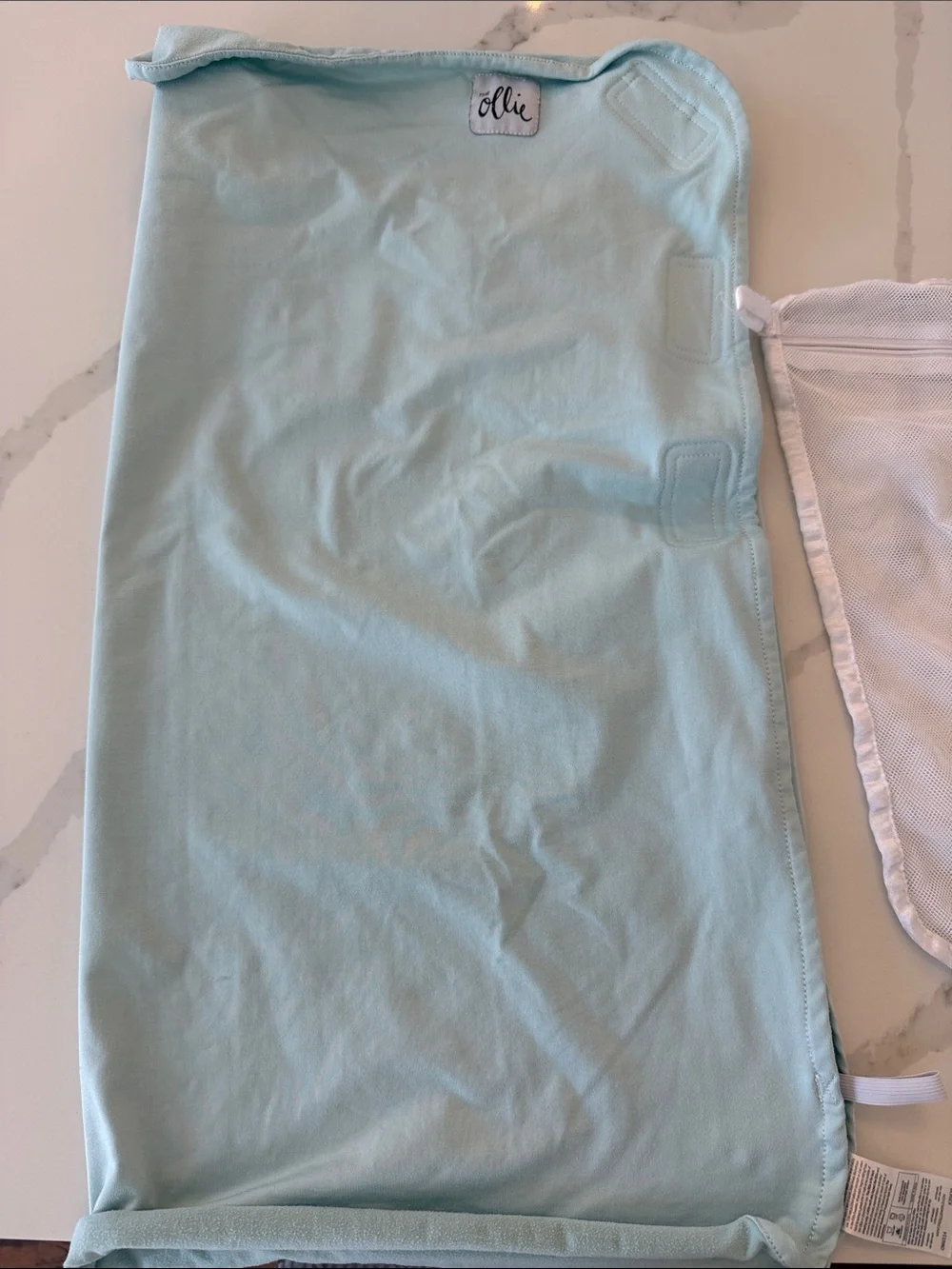 Ollie Light Blue Baby Sleep Sack - Cozy Infant Pajama Sack